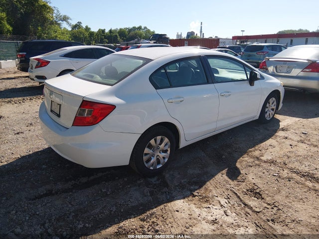 2012 Honda Civic Lx მანქანა იყიდება აუქციონზე, vin: 2HGFB2F59CH325654, აუქციონის ნომერი: 45253399