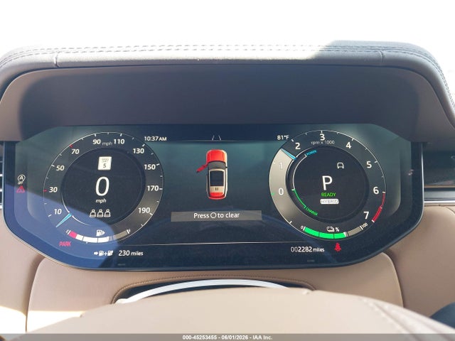 45253455 :رقم المزاد ، SALKP9F40TA362727 vin ، 2026 Land Rover Range Rover P550e Se مزاد بيع