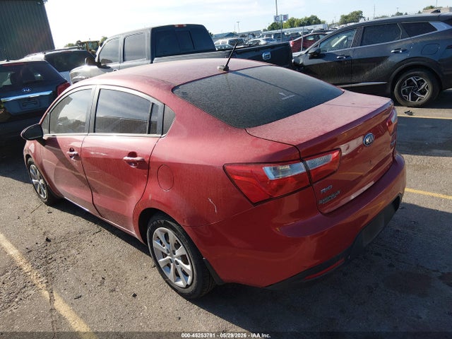 2013 Kia Rio Ex მანქანა იყიდება აუქციონზე, vin: KNADN4A31D6232111, აუქციონის ნომერი: 45253781