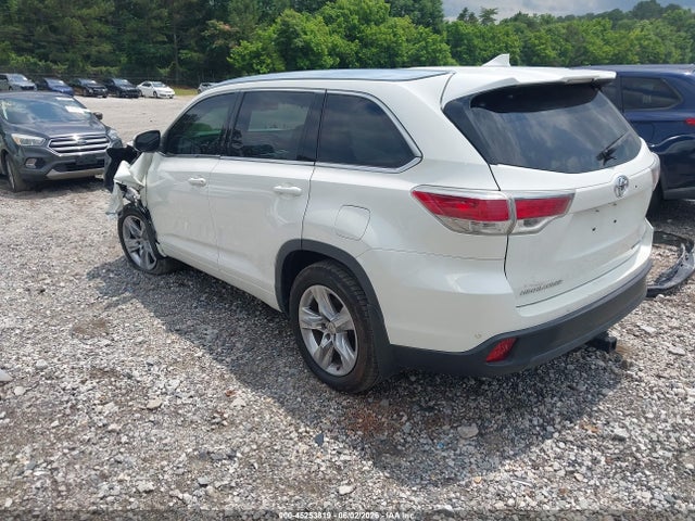 Продаж на аукціоні авто 2014 Toyota Highlander Limited Platinum V6, vin: 5TDDKRFH5ES015451, номер лоту: 45253819