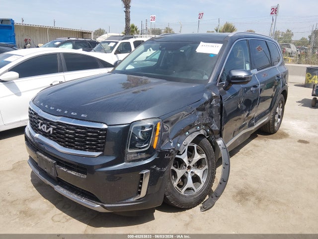 2022 Kia Telluride Ex მანქანა იყიდება აუქციონზე, vin: 5XYP34HC2NG272420, აუქციონის ნომერი: 45253833