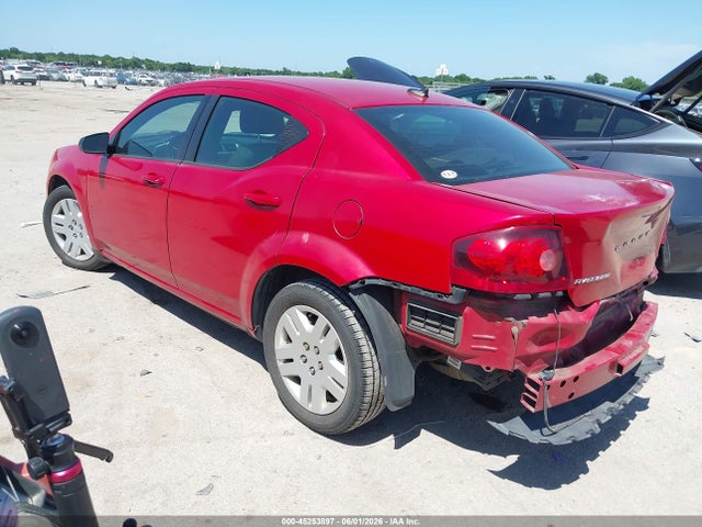 2014 Dodge Avenger Se მანქანა იყიდება აუქციონზე, vin: 1C3CDZAB6EN201602, აუქციონის ნომერი: 45253897