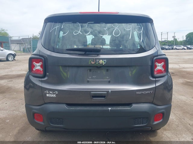 2019 Jeep Renegade Sport 4x4 მანქანა იყიდება აუქციონზე, vin: ZACNJBAB5KPK74299, აუქციონის ნომერი: 45253899
