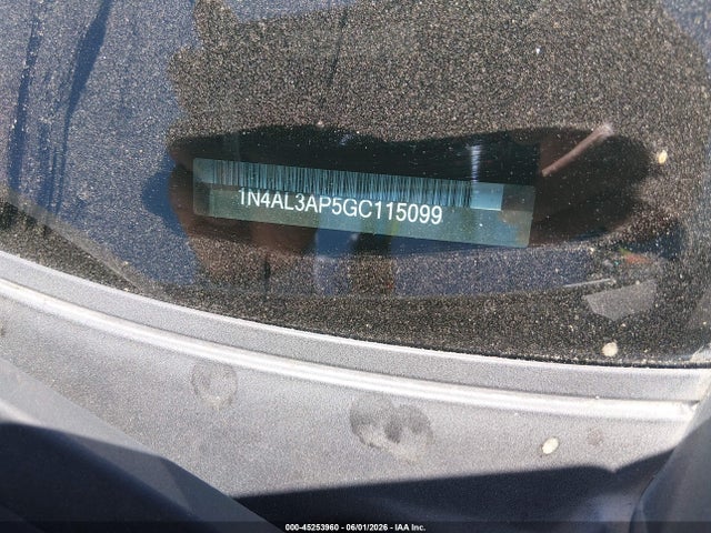 2016 Nissan Altima 2.5 Sv მანქანა იყიდება აუქციონზე, vin: 1N4AL3AP5GC115099, აუქციონის ნომერი: 45253960