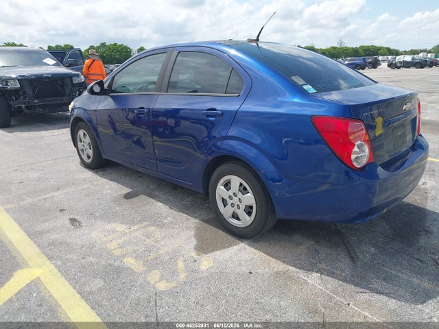 Продажа на аукционе авто 2014 Chevrolet Sonic Ls Auto, vin: 1G1JA5SH3E4124791, номер лота: 45253981