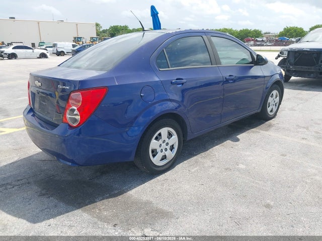 Продажа на аукционе авто 2014 Chevrolet Sonic Ls Auto, vin: 1G1JA5SH3E4124791, номер лота: 45253981