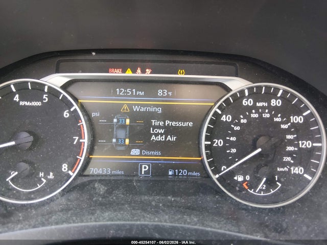 45254107 :رقم المزاد ، 1N4BL4DV9NN366696 vin ، 2022 Nissan Altima Sv Fwd مزاد بيع