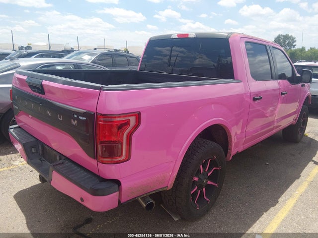 Продаж на аукціоні авто 2016 Ford F-150 Platinum, vin: 1FTEW1EG9GFD20425, номер лоту: 45254136