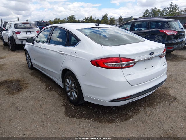 2017 Ford Fusion Hybrid Se მანქანა იყიდება აუქციონზე, vin: 3FA6P0LU2HR386166, აუქციონის ნომერი: 45254206