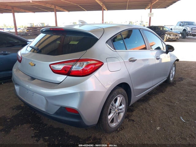 45254262 :رقم المزاد ، 3G1BE6SM9JS619633 vin ، 2018 Chevrolet Cruze Lt Auto مزاد بيع