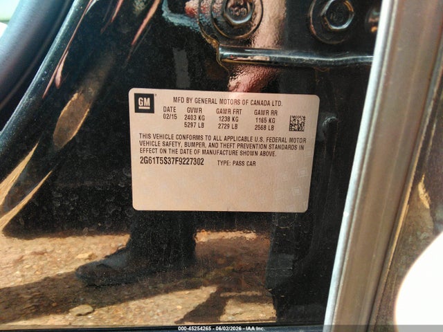 Cadillac Xts Platinum 2015 2G61T5S37F9227302 Image 9