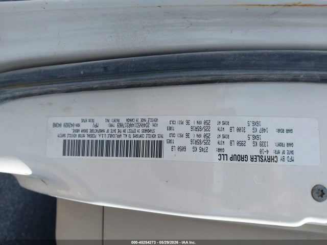 Aukcja sprzedaży 2010 Dodge Grand Caravan Sxt, vin: 2D4RN5D14AR317069, numer aukcji: 45254273