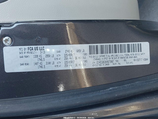 Dodge Grand Caravan Se 2019 2C4RDGBG3KR673887 Image 9