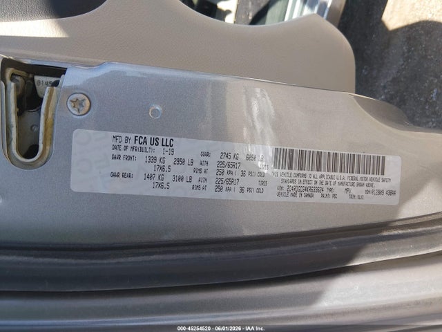 Dodge Grand Caravan Sxt 2019 2C4RDGCG4KR633624 Image 9