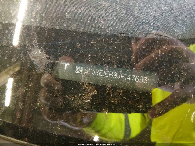 Aukcja sprzedaży 2018 Tesla Model 3 Long Range/performance, vin: 5YJ3E1EB9JF147693, numer aukcji: 45254545