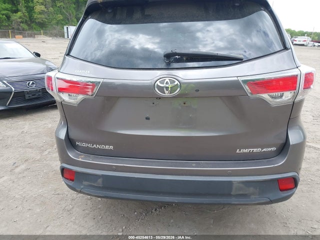 Продажа на аукционе авто 2014 Toyota Highlander Limited V6, vin: 5TDDKRFH4ES011052, номер лота: 45254613