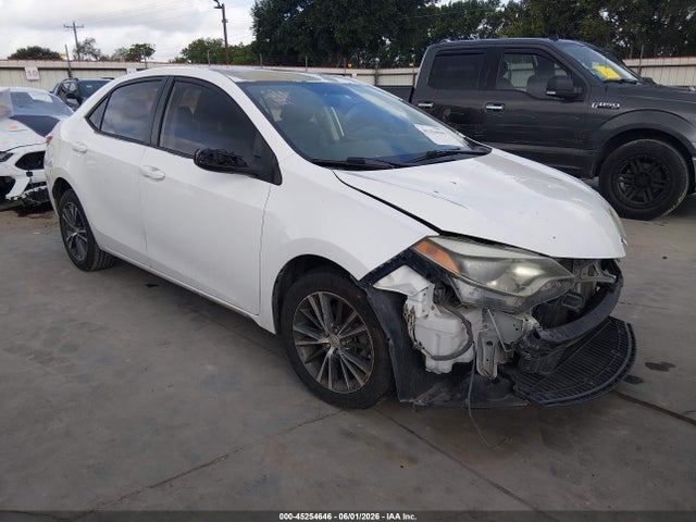 45254646 :رقم المزاد ، 5YFBURHE2GP419999 vin ، 2016 Toyota Corolla Le Premium مزاد بيع
