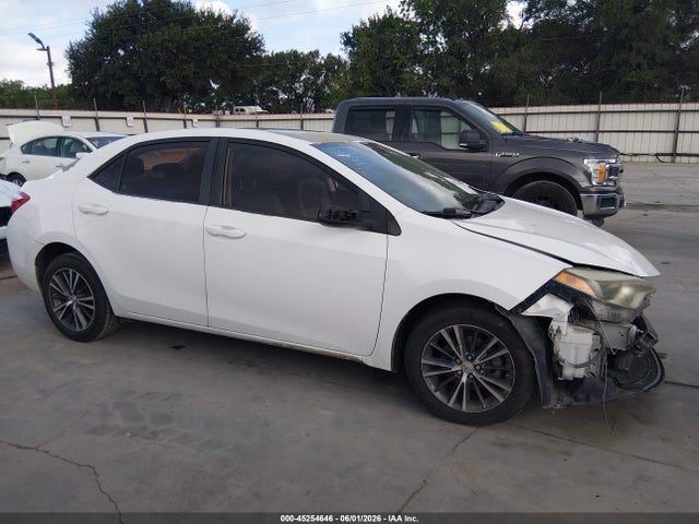 45254646 :رقم المزاد ، 5YFBURHE2GP419999 vin ، 2016 Toyota Corolla Le Premium مزاد بيع