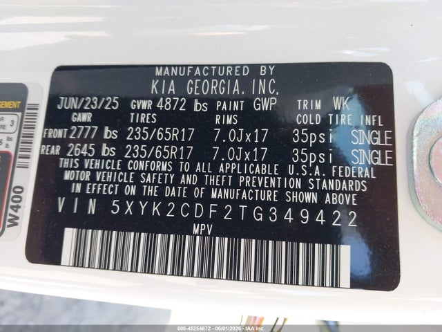 KIA Sportage Lx 2026 5XYK2CDF2TG349422 Image 9
