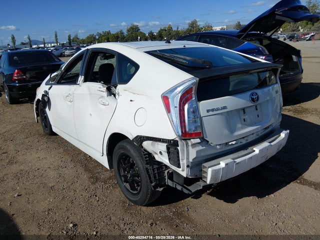 2013 Toyota Prius Two მანქანა იყიდება აუქციონზე, vin: JTDKN3DUXD5651752, აუქციონის ნომერი: 45254716
