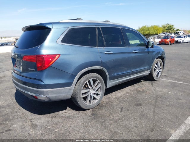 2017 Honda Pilot Touring მანქანა იყიდება აუქციონზე, vin: 5FNYF5H94HB029001, აუქციონის ნომერი: 45254721