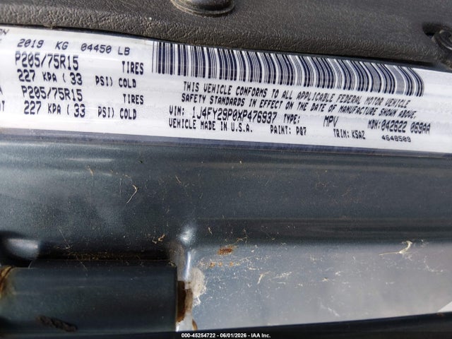 Aukcja sprzedaży 1999 Jeep Wrangler Se, vin: 1J4FY29P0XP476937, numer aukcji: 45254722