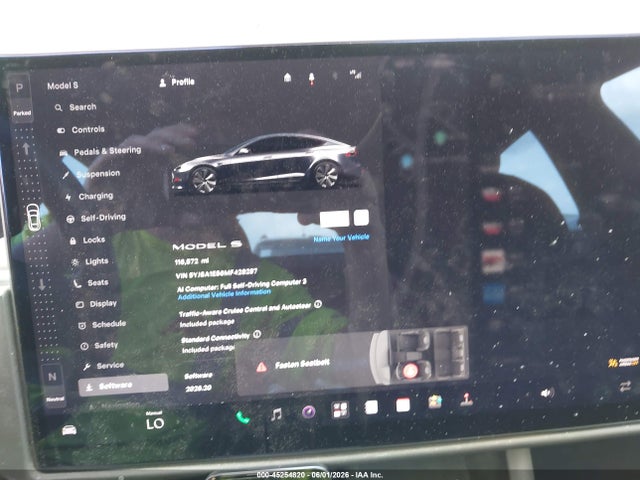 Auction sale of the 2021 Tesla Model S Long Range Dual Motor All-wheel Drive, vin: 5YJSA1E56MF428257, lot number: 45254820