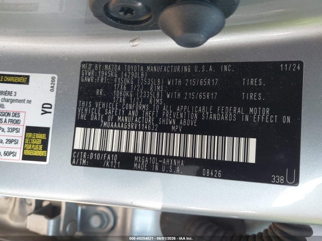 Toyota Corolla Cross L 2024 7MUAAAAG9RV114632 Image 9