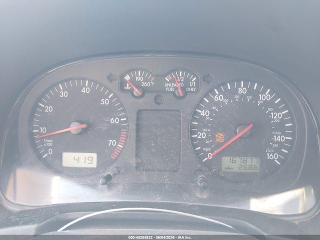 45254832 :رقم المزاد ، 3VWSB69M91M145612 vin ، 2001 Volkswagen Jetta Gls مزاد بيع