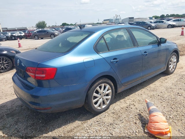 45254974 :رقم المزاد ، 3VWD17AJ6FM284137 vin ، 2015 Volkswagen Jetta 1.8t Se مزاد بيع