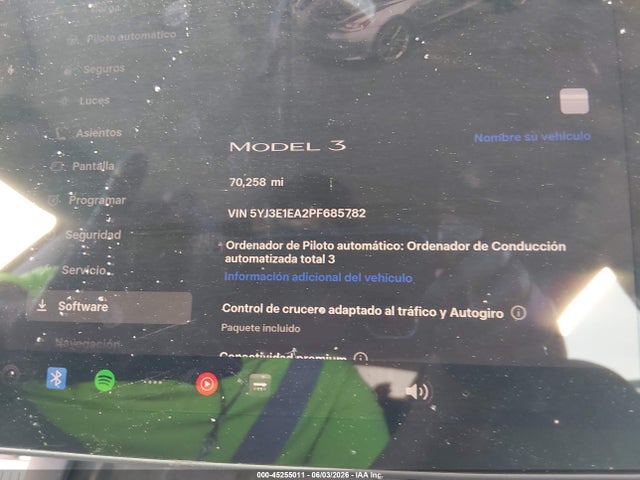 Tesla Model 3 Rear-wheel Drive 2023 5YJ3E1EA2PF685782 Image 15