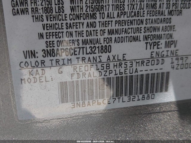 Nissan KICKS SV 2026 3N8AP6CE7TL321880 Image 9