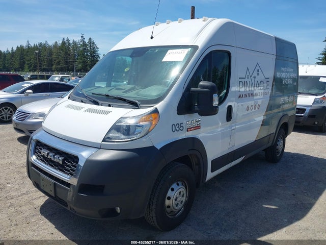 45255217 :رقم المزاد ، 3C6LRVBG4ME553782 vin ، 2021 Ram Promaster 1500 High Roof 136 Wb مزاد بيع