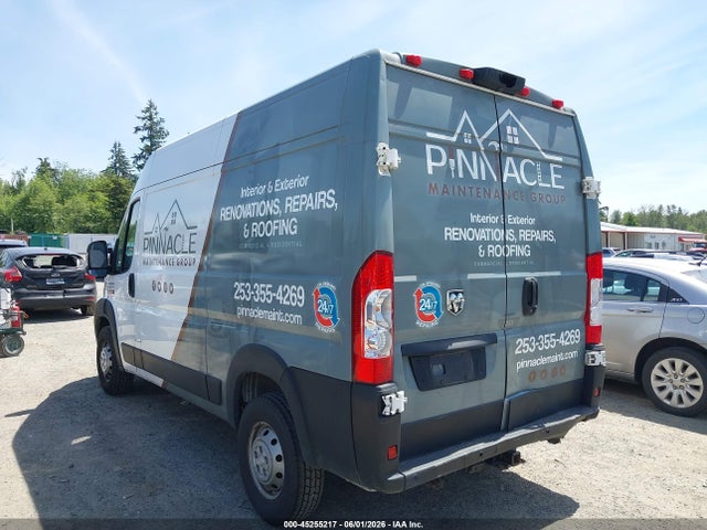 45255217 :رقم المزاد ، 3C6LRVBG4ME553782 vin ، 2021 Ram Promaster 1500 High Roof 136 Wb مزاد بيع