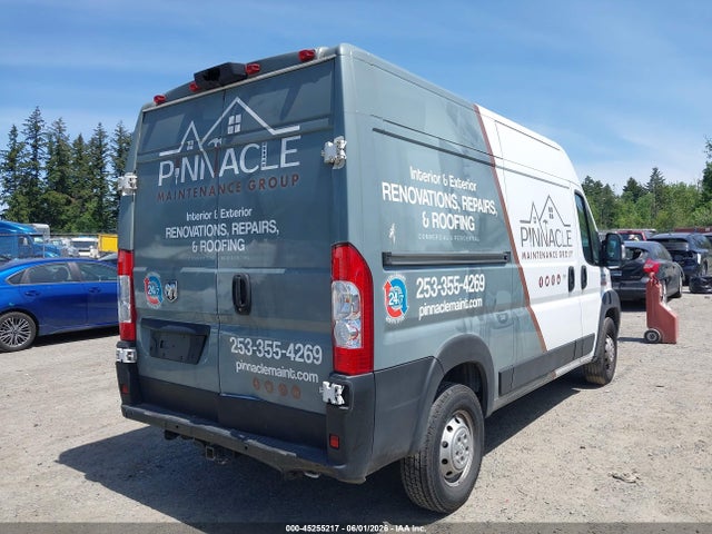 45255217 :رقم المزاد ، 3C6LRVBG4ME553782 vin ، 2021 Ram Promaster 1500 High Roof 136 Wb مزاد بيع
