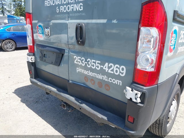 45255217 :رقم المزاد ، 3C6LRVBG4ME553782 vin ، 2021 Ram Promaster 1500 High Roof 136 Wb مزاد بيع