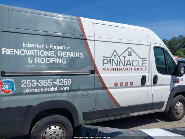 Продажа на аукционе авто 2021 Ram Promaster 1500 High Roof 136 Wb, vin: 3C6LRVBG1ME582589, номер лота: 45255256