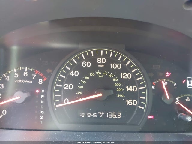 45255261 :رقم المزاد ، 1HGCM665X5A041262 vin ، 2005 Honda Accord 3.0 Ex مزاد بيع