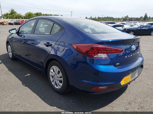 Aukcja sprzedaży 2019 Hyundai Elantra Se, vin: 5NPD74LF2KH486966, numer aukcji: 45255268