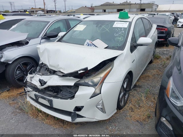 45255274 :رقم المزاد ، JTDKARFU0G3001808 vin ، 2016 Toyota Prius Four Touring مزاد بيع