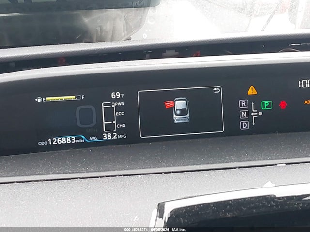 45255274 :رقم المزاد ، JTDKARFU0G3001808 vin ، 2016 Toyota Prius Four Touring مزاد بيع