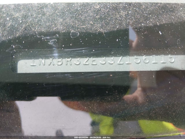45255294 :رقم المزاد ، 1NXBR32E33Z156115 vin ، 2003 Toyota Corolla S مزاد بيع