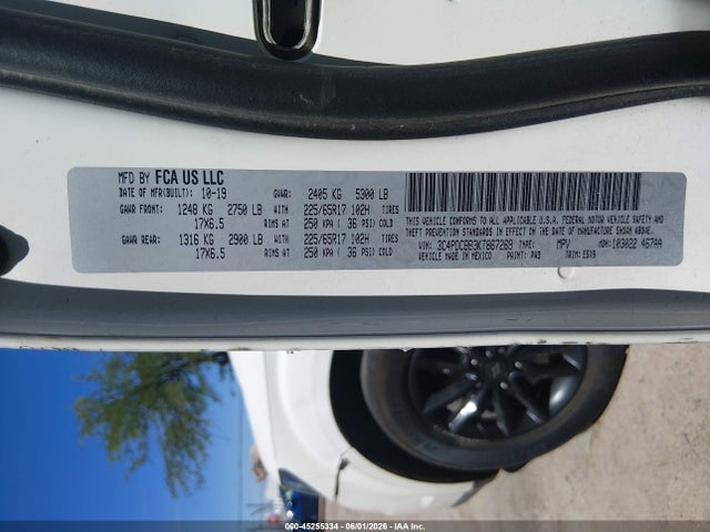 Dodge JOURNEY SE 2019 3C4PDCBB3KT867269 Image 9