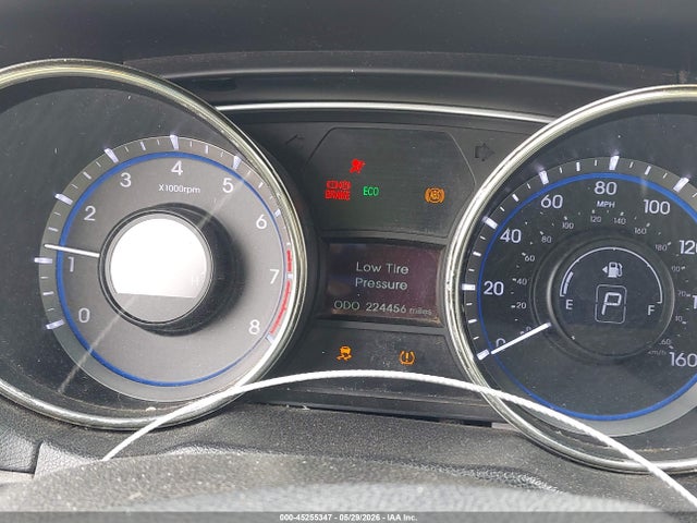 45255347 :رقم المزاد ، 5NPEB4AC9CH381693 vin ، 2012 Hyundai Sonata Gls مزاد بيع