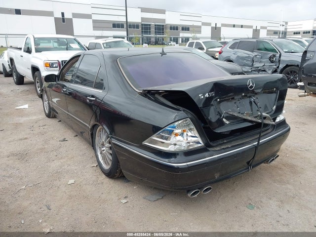 Aukcja sprzedaży 2001 Mercedes-benz S 430, vin: WDBNG70J91A193178, numer aukcji: 45255424