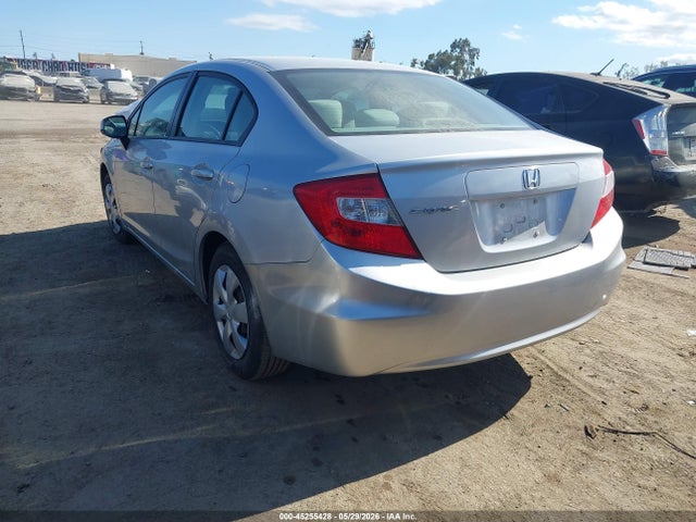 45255428 :رقم المزاد ، 19XFB2F55CE329288 vin ، 2012 Honda Civic Lx مزاد بيع