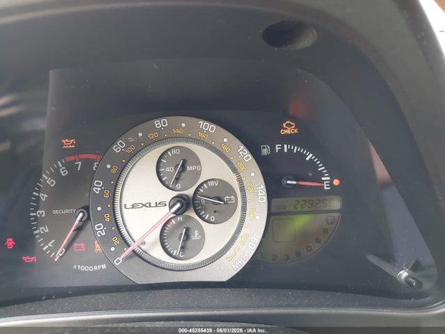 45255439 :رقم المزاد ، JTHBD182710007343 vin ، 2001 Lexus Is 300 مزاد بيع