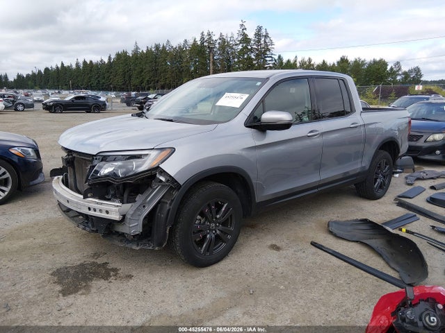 2020 Honda Ridgeline Awd Sport მანქანა იყიდება აუქციონზე, vin: 5FPYK3F18LB020380, აუქციონის ნომერი: 45255476