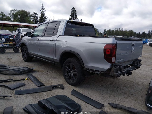 2020 Honda Ridgeline Awd Sport მანქანა იყიდება აუქციონზე, vin: 5FPYK3F18LB020380, აუქციონის ნომერი: 45255476