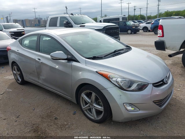 2013 Hyundai Elantra Limited მანქანა იყიდება აუქციონზე, vin: 5NPDH4AE6DH453155, აუქციონის ნომერი: 45255552